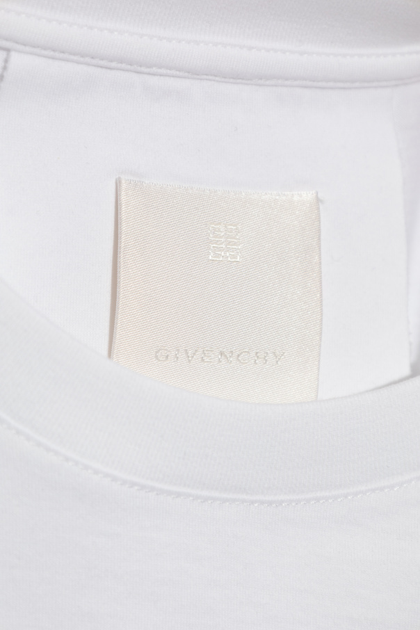 SchaferandweinerShops TW shirt with logo Givenchy White Short t Givenchy WOMEN KNITWEAR HEAVY KNIT